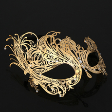 Карнавальная маски 万圣节派对面具 男女铁艺面具 化妆舞会公主半脸情趣男女面具