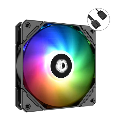 ID-охлаждение TF-122025-RGB 12см фантома Argb Фавер управления температурой/обратное обратное из ветрового вентилятора