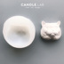 CANDLE.LAB | Anh mèo ngắn lông ngắn xinh đẹp Anh tự làm thạch cao thạch cao rải đá làm bằng tay silicone khuôn 25 khuôn bánh kẹp tàn ong bằng điện Tự làm khuôn nướng