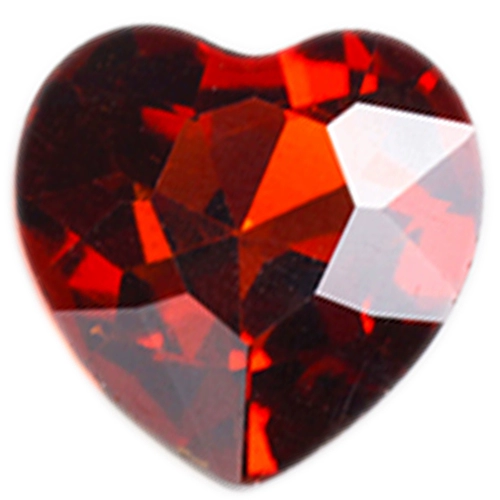 Большая стеклянная серебряная награда в форме сердца, игрушка, с драгоценным камнем