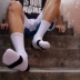 Của nam giới cao vớ bóng rổ nam dày khăn dưới elite vớ cotton thể thao dài ống bóng rổ khăn socks vớ trắng vớ thể thao chống trượt Vớ thể thao