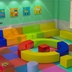 Early Learning Stores đi lại ghế sofa da cha mẹ Đường phòng chờ Mẫu giáo khu vực chờ với ghế phân tóc Gaza - Ghế sô pha ghế sofa giường gỗ Ghế sô pha