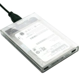 Мобильный жесткий дисковый коробка 2.5 -Inch USB3.0 Общий твердый прозрачный прозрачный настольный диск для ноутбуков.