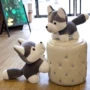 Dễ thương pp bông vải đồ chơi gối husky búp bê sang trọng mô hình đồ chơi sinh nhật con chó đồ chơi cho trẻ sơ sinh