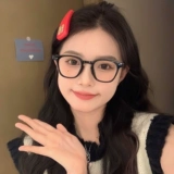 Черная рама GM очки женский простые артефактные лица, супер светло -светлые очки рамы зеркальный рамка каркас глаза.