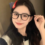 Черная рама GM очки женский простые артефактные лица, супер светло -светлые очки рамы зеркальный рамка каркас глаза.