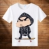 Crayon Shinchan ngắn tay t-shirt cá tính spoof người đàn ông lạ và phụ nữ những người yêu thích mặc đáy áo mùa hè phim hoạt hình anime xung quanh T-Shirt