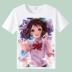 Tên của bạn t-shirt Xinhai Chengli Huajing Cung Điện nước ba lá phim hoạt hình anime xung quanh quần áo mùa hè vòng cổ ngắn tay áo búp bê hình dán Carton / Hoạt hình liên quan