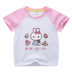 Áo thun bé gái tay ngắn mùa hè 2018 mới cho bé Bộ đồ cotton trẻ em nửa tay nửa bé Quần áo mùa hè Hàn Quốc phiên bản 3 Hàn Quốc áo thun bé trai thu đông Áo thun