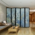 Trung Quốc mới màn hình phân vùng phòng khách gấp màn hình gấp văn phòng di động căn hộ nhỏ đơn giản vải rắn hiên nhà - Màn hình / Cửa sổ vách gỗ đẹp Màn hình / Cửa sổ