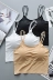 Trắng mỏng Vai yếm Vest Vest Bọc ngực Cơ sở Chống sáng ngắn Ngực Ban nhạc Thể thao Cô gái Đồ lót Bra - Ống