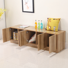 Эркер 简易阳台飘窗柜储物柜窗台地柜矮柜电视柜卧室收纳柜可坐柜子定制