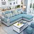 Đồ nội thất Hiện Đại Đơn Giản Đa Chức Năng Vải Sofa Giường Phòng Khách Châu Âu Sofa Vải Kết Hợp Ghế sô pha