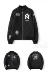 MLBNY chính hãng thương hiệu bông mùa đông hình thoi lưới thêu dày áo ấm đôi áo khoác Hàn Quốc xuống bông áo khoác - Bông