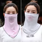 Летняя шелковая вуаль, дышащая уличная медицинская маска, солнцезащитный крем, защита от солнца, УФ-защита
