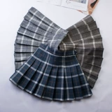 Японская демисезонная студенческая юбка в складку, штаны, 2020