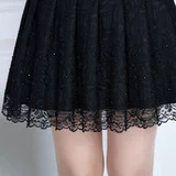 Демисезонная танцующая мини-юбка для матери, кружевная юбка, для среднего возраста