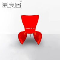 Wanliangju thiết kế sáng tạo đồ nội thất cảm thấy ghế cảm thấy ghế kính ống khói thép ghế ghế thư giãn