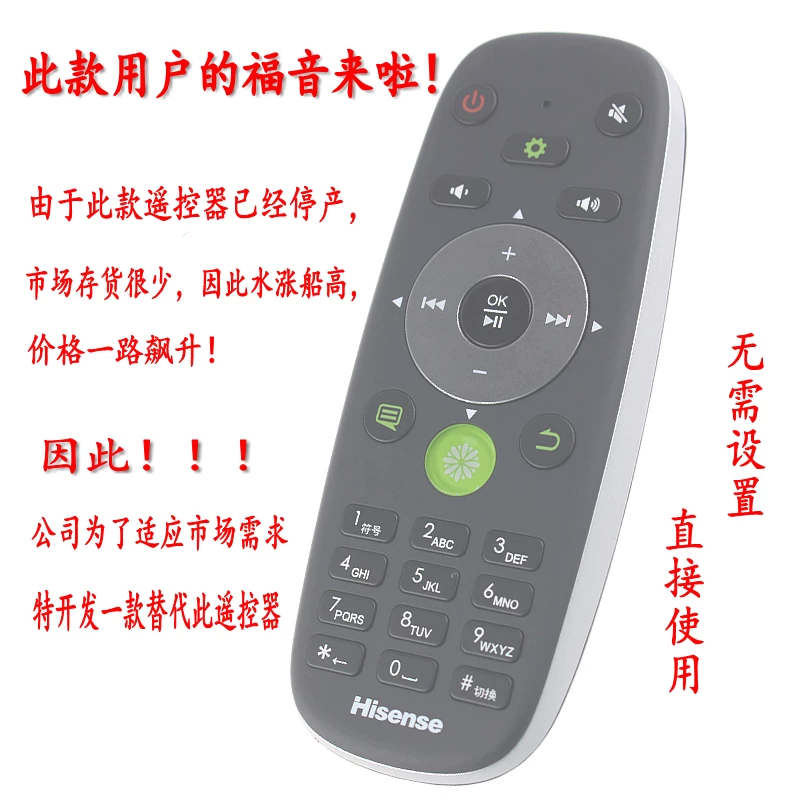 Пульт дистанционного управления Hisense TV CRF5A16 LED32K/39K/42K/50K/55K/58K610X3D