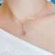 Розовый лебедь y -тип ожерелье [Spot Fast Hair]