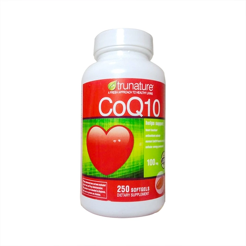 Spot Free Shipping US Trunature Apzyme Q10 Academy Academy Academy Cardlative Heart Heart Hearts 100 мг250 капсулы