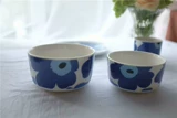 Разное общество Nordic Powant Flowant Classic Cup Cup Dessert Soup Drive серия серии Home Blue