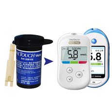 Глюкозы в крови тест-полоски 强 生稳捷稳悦血糖试纸试条进口家用血糖测试仪100片智优智佳蓝牙