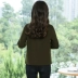 Len áo khoác nữ đoạn ngắn 2018 mùa xuân và mùa thu mới của Hàn Quốc phiên bản của mỏng giảm béo nhỏ hương thơm người đàn ông ngắn áo len áo bomber nữ Áo khoác ngắn