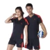 Air bóng chuyền phù hợp với nam giới và phụ nữ ngắn tay áo phù hợp với nhanh chóng làm khô mồ hôi thấm thể thao quần áo sinh viên để in trường thi đấu đồng phục đội Bóng chuyền
