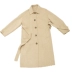Áo khoác cashmere nữ hai mặt 18 phần dài Hàn Quốc Dongdaemun đích thực 100% áo khoác len yến mạch màu retro Áo len lót đôi