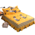 Simmons trải giường bed bed bed cover đơn mảnh bảo vệ bụi 1,5 m 1,8m giường nệm chống trượt - Váy Petti giường váy Váy Petti