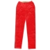 Năm sinh màu đỏ quần pyjama mùa đông dày của phụ nữ cộng với nhung ấm áp lông cừu flannel flannel kích thước lớn quần cotton nhà do lot nam dep Quần tây