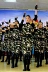 Quân đội trẻ em hiện đại ngụy trang trang phục khiêu vũ nam nữ biểu diễn phù hợp với đồng phục hải quân snare trang phục hợp xướng - Trang phục Trang phục