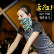 Băng lụa mặt nạ full mặt mùa hè băng lụa dòng bìa Hàn Quốc phiên bản của mạng che mặt golf tai bìa tai khăn