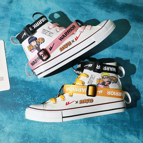 Warrior, Наруто, летняя тканевая белая обувь подходит для мужчин и женщин, для влюбленных