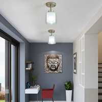 Светодиодный потолочный светильник для коридора, современный и минималистичный глянцевый абажур, настольная лампа для беседки
