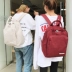 Túi đeo chéo nữ phiên bản Hàn Quốc của học sinh trung học phong cách Hồng Kông ba lô chống thấm nước nữ đơn giản