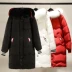 Áo khoác mùa đông 2019 cotton nữ phiên bản Hàn Quốc dài đoạn rộng kích thước rộng màu lông cổ áo dày dày áo khoác cotton - Bông