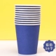 Бумажная чашка синий 50