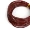 DIY handmade chất liệu cà phê đen sâu 1 2MM tròn đầy màu sắc dây da vòng cổ dây vòng tay dây thừng - Vòng đeo tay Clasp