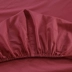 Bông bốn mùa màu rượu vang đỏ đơn giường Cotton twill hoạt động in nhuộm màu rắn màu đỏ sẫm bọc nệm - Trang bị Covers