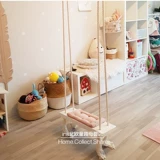 Качели в стиле INS, потолочная деревянная доска, украшение для детской комнаты