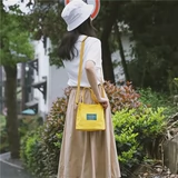 Брендовая сумка через плечо, тканевый мешок, маленькое портативное ведро для школьников, небольшая сумка, в корейском стиле