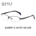 GMV kính khung Thời trang cận thị nam và nữ kinh doanh nửa khung tinh khiết titan siêu nhẹ Khung kính giải trí A1509 - Kính khung Kính khung