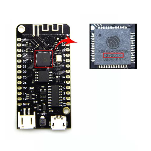 Micropython ESP32 Плата разработки v1.0.0 Rev1 Wifi Bluetooth 4MB Flash