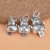 925 Sterling Bạc Thái Bạc Mặt dây chuyền Phụ kiện Mèo may mắn Mèo may mắn Mặt dây chuyền Mèo Hướng dẫn DIY Vòng cổ Phụ kiện - Vòng đeo tay Clasp vòng đá Vòng đeo tay Clasp