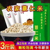 3 фунта гуйчжоу Coix Seed New Products Cola Basin Nongjia Hermore Geli Rice Rice Self -Prodected Coix Seed Rice 500G*3