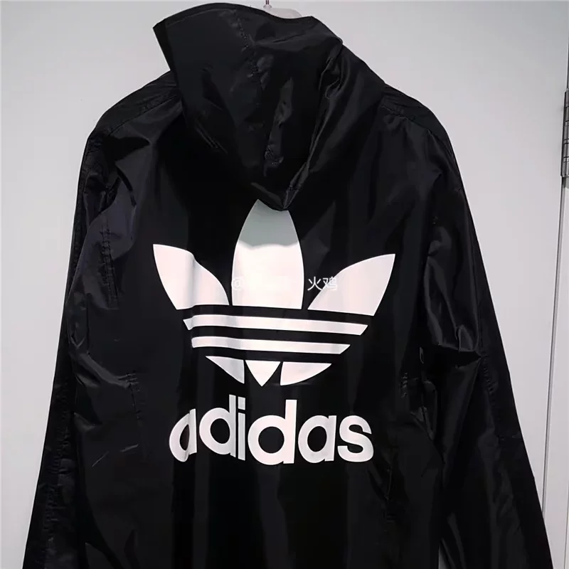 Спортивный длинный худи adidas для отдыха, тренчкелль, куртка, средней длины