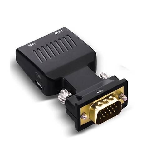 VGA Converter HDMI преобразование преобразования заголовок аудио входной ссылки Дисплей Отображение высокая связь