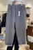 Đàn ông Dongdaemun của Hàn Quốc mua phiên bản lưới thực sự của quần jean màu xám nhạt, quần dài hợp thời trang nam dài 0326 - Quần jean